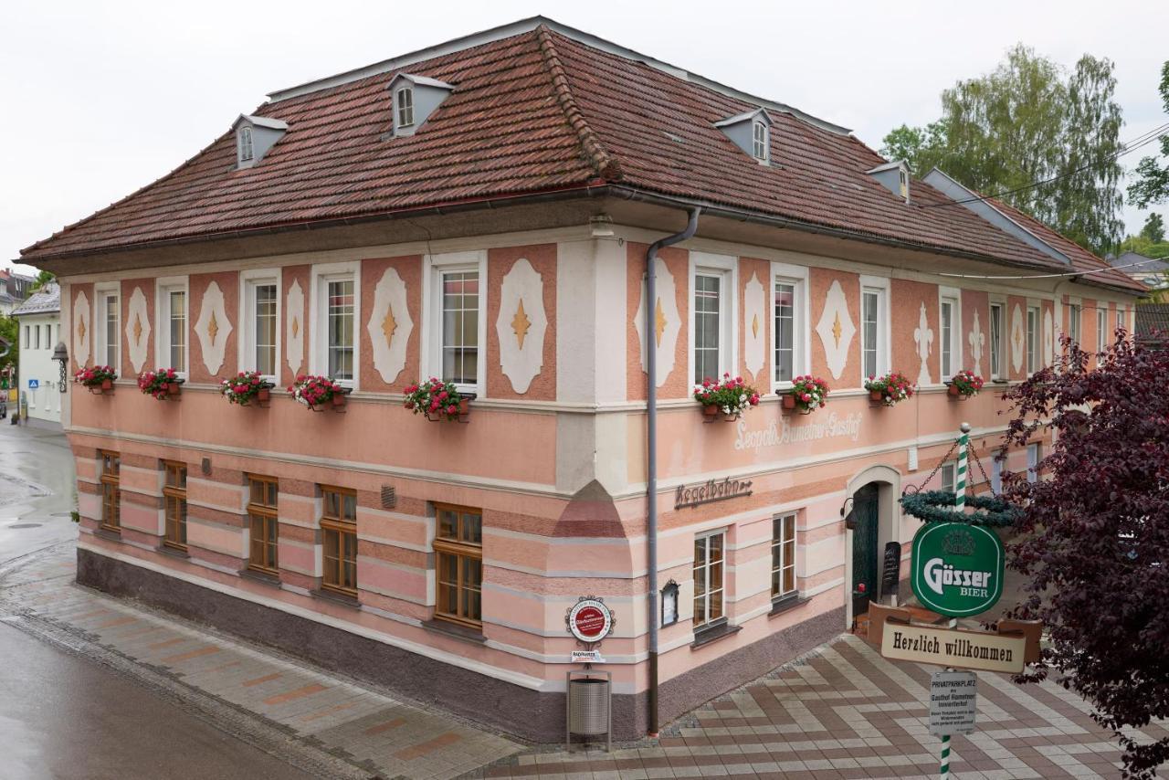 Gasthof Hametner Mit Innviertlerhof Mit Direktem Zugang Zur Therme Mediterrana Durch Unseren Garten! باد هول المظهر الخارجي الصورة